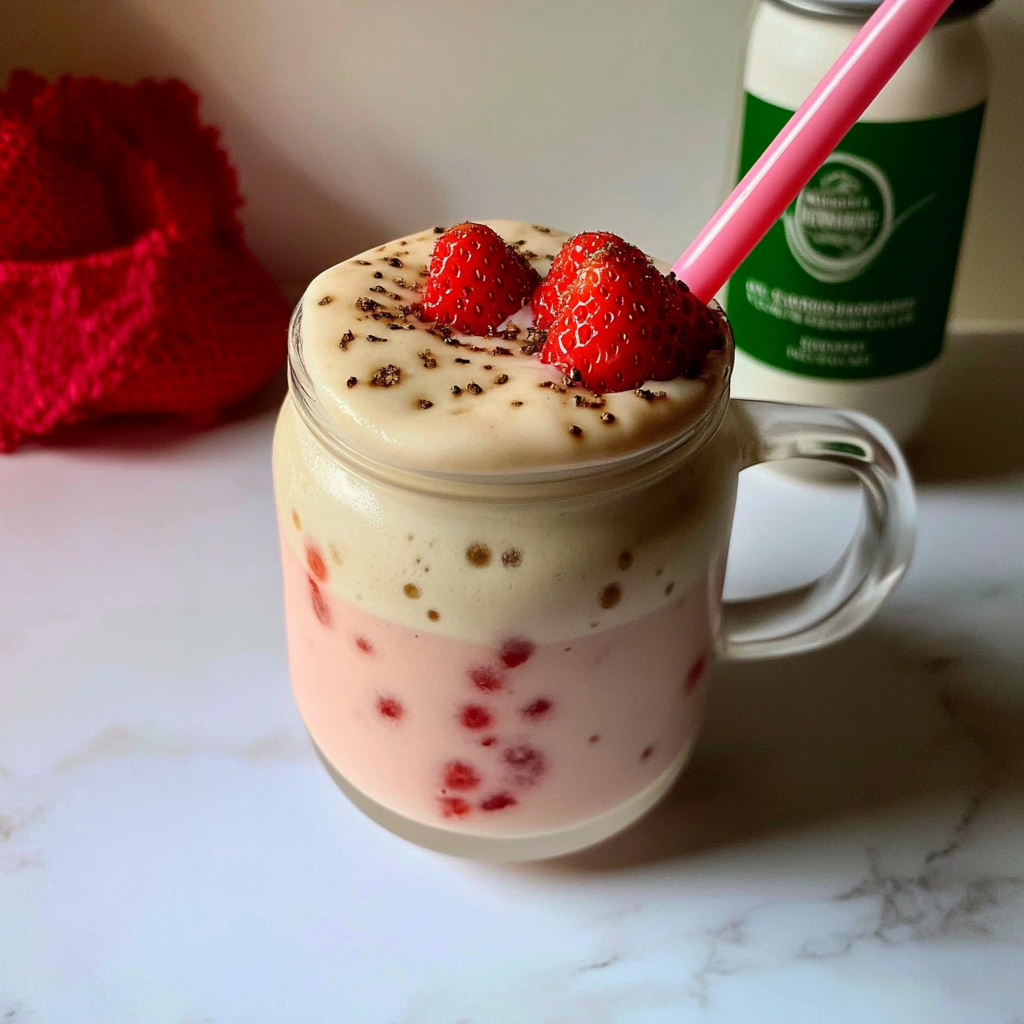 Whip Up a Dreamy Strawberry Cloud Latte at Home! 3 Whip Up a Dreamy Strawberry Cloud Latte at Home!
