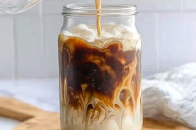Easy Copycat Starbucks Vanilla Sweet Cream Cold Brew at Home!