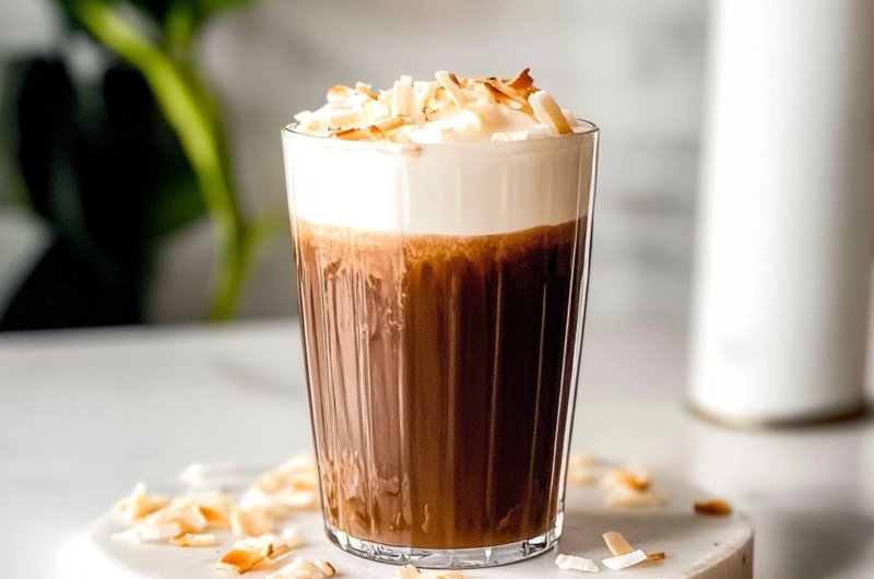 Easy Toasted Coconut Cream Cold Brew (Starbucks Copycat) Recipe
